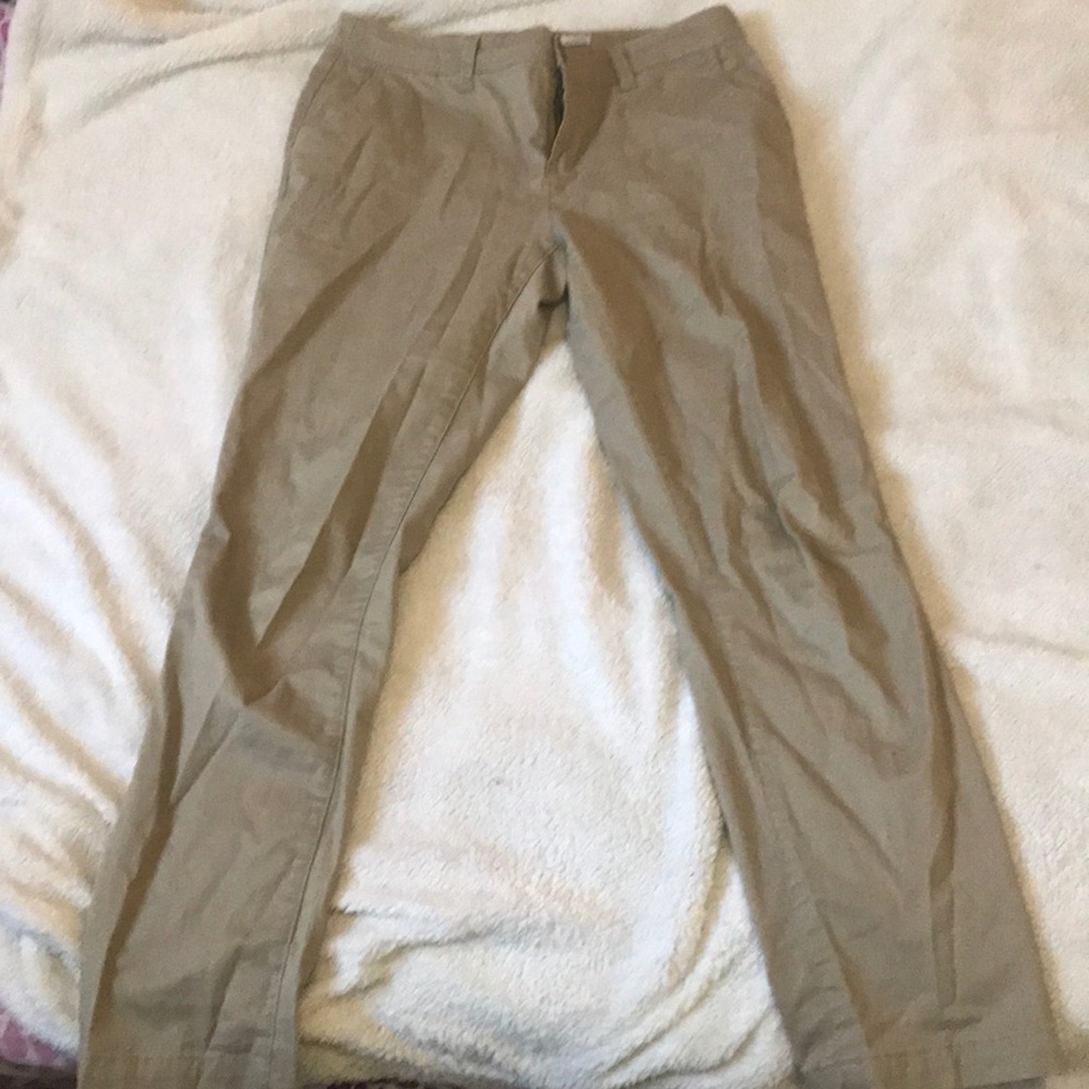 Khaki school pants. Never worn!